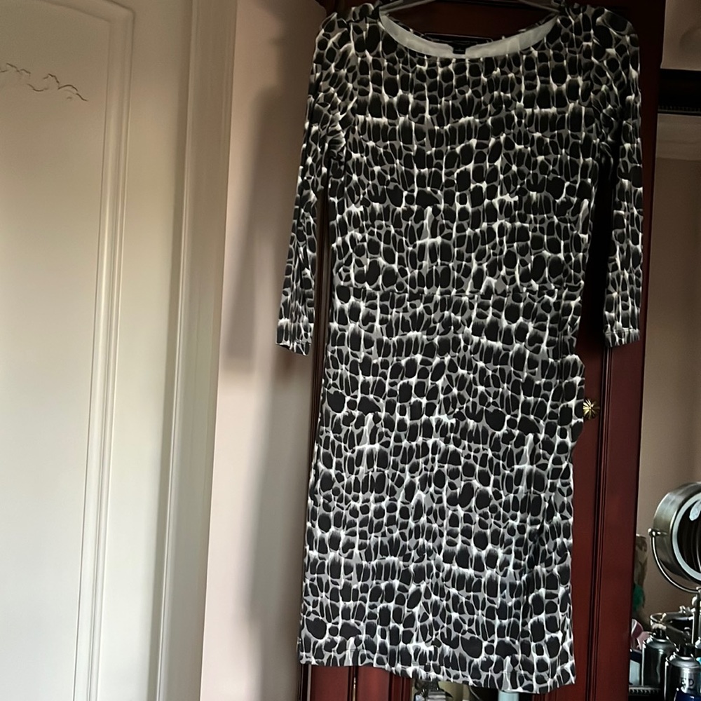 Snake print dress